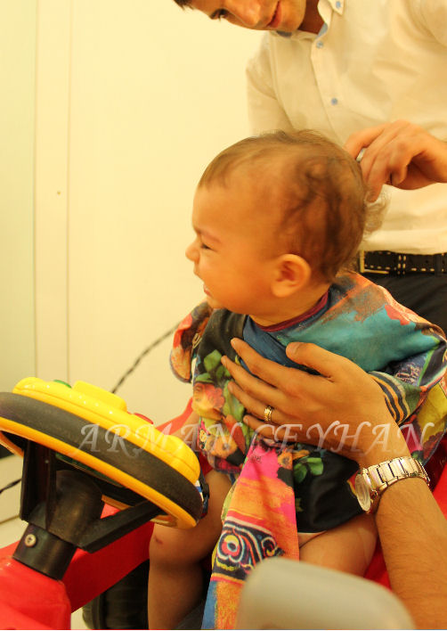 ! Funda Ceyhan ARMAN’IN İLK SAÇ TRAŞI