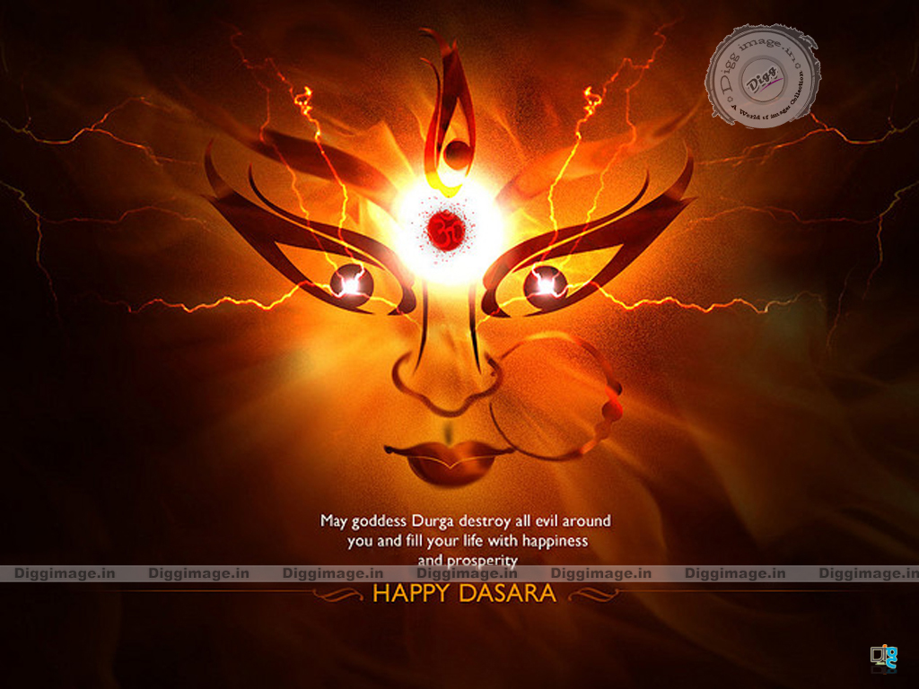 May Goddess Durga Destroy all evil Around you and fill your life with ...