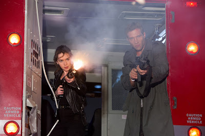 Terminator Genisys Movie Image Emilia Clarke and Jai Courtney 1