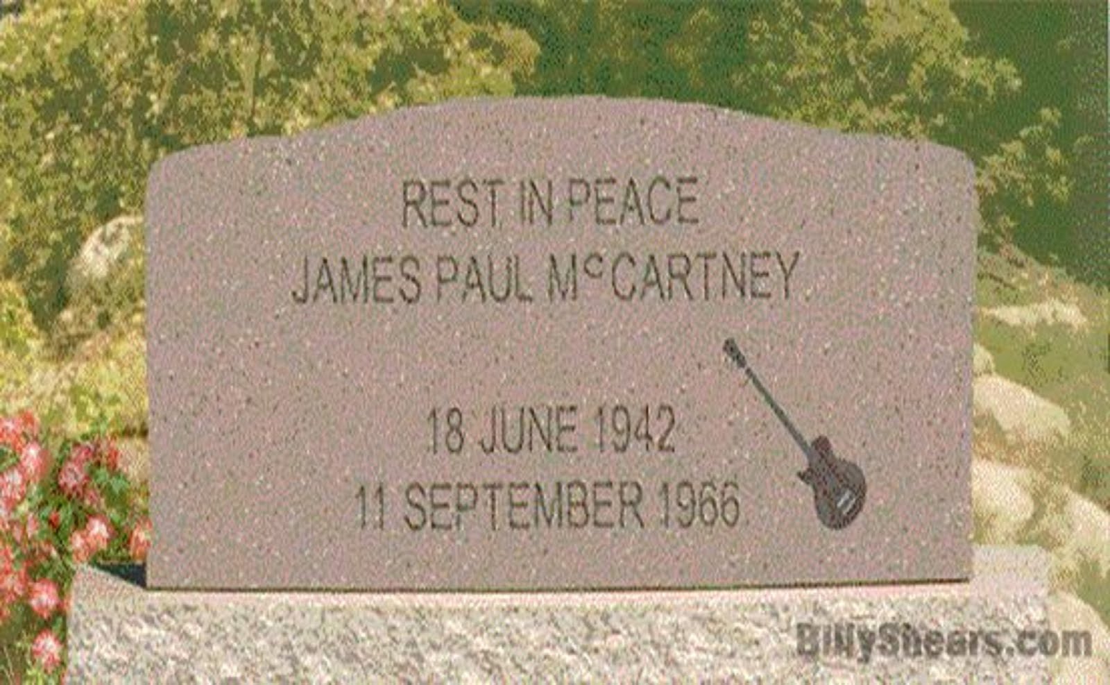 (BEATLE) - JAMES PAUL McCARTNEY - 18 JUNE 1942 - 11 SEPTEMBER 1966