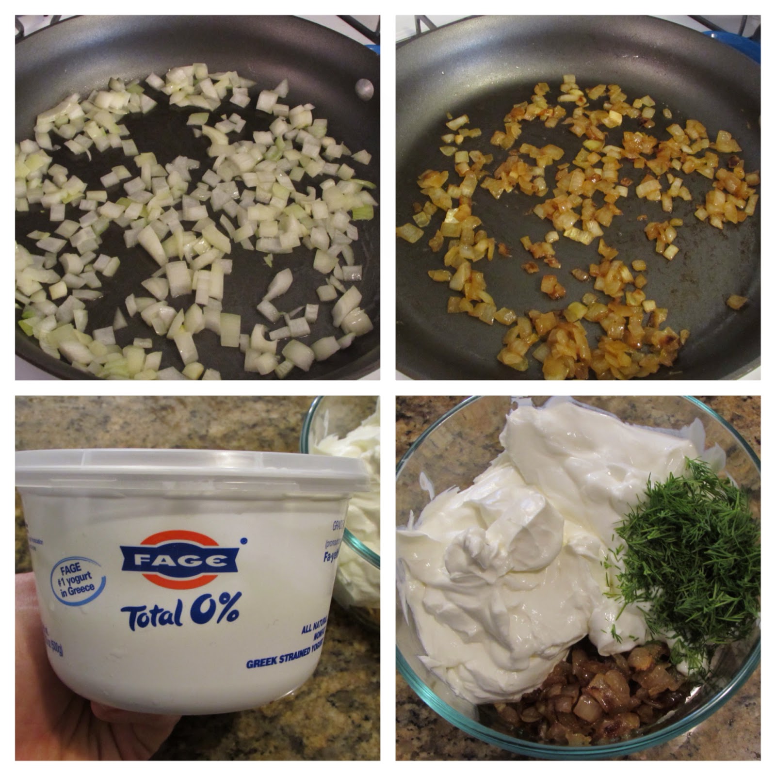 Chicago Jogger Healthy Caramelized Onion & Dill Dip.