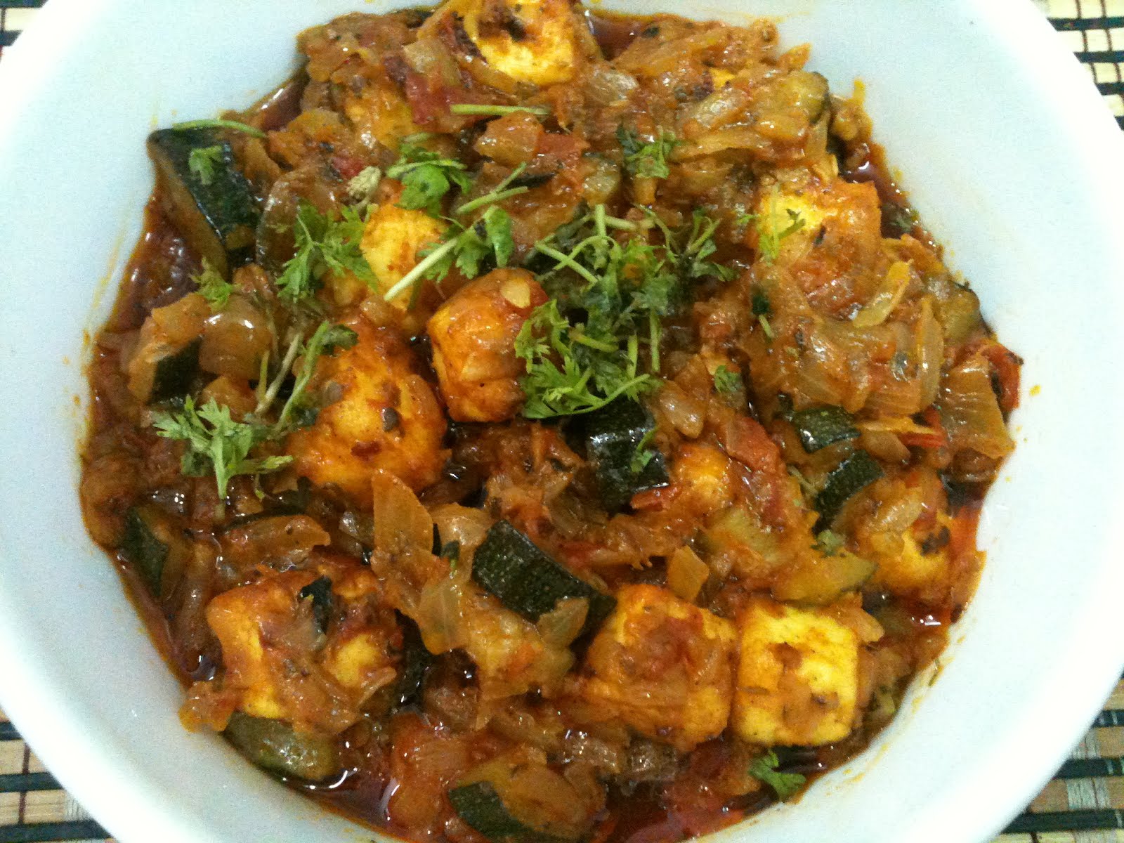 Archies Kitchen Paneer Zucchini Curry