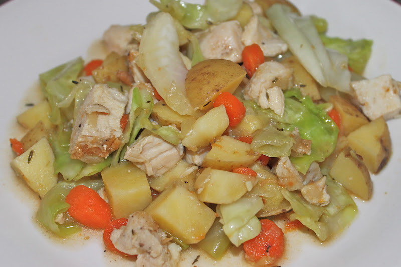 Cooking with Mandy Chicken with Cabbage and Potatoes