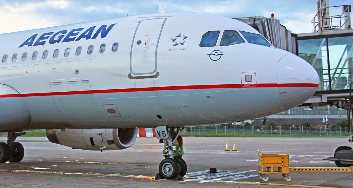 Birmingham Airport Photo Blog Aegean Airlines operate their inaugural twice weekly flight from