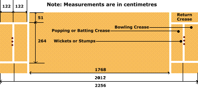 Cricket Field and Cricket Pitch Dimensions