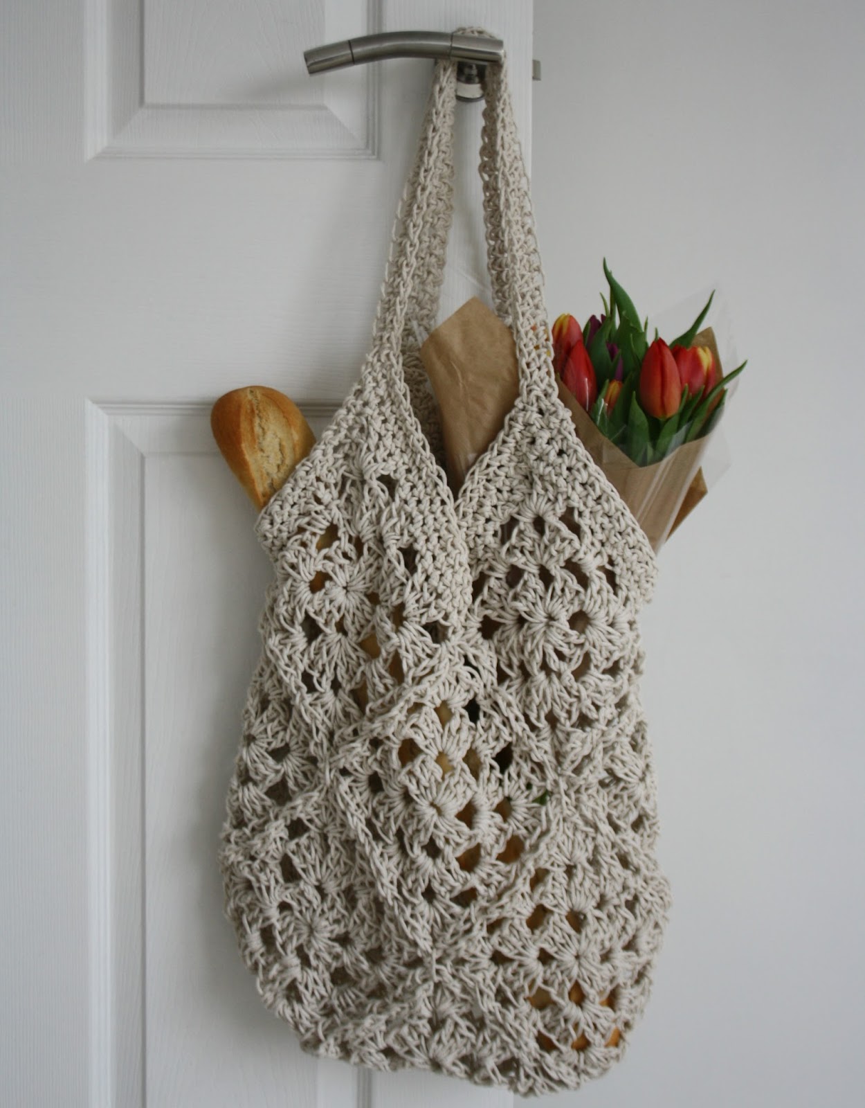 The 8th Gem Crochet String Bag....Tales from a Happy House
