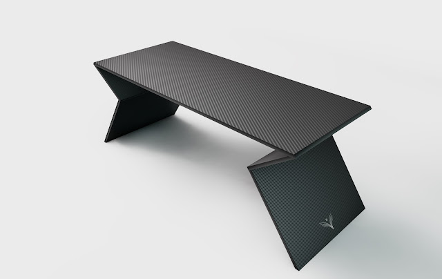 modern carbon fiber desk