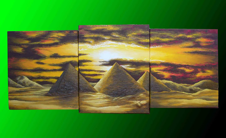 Cuadros modernos piramides