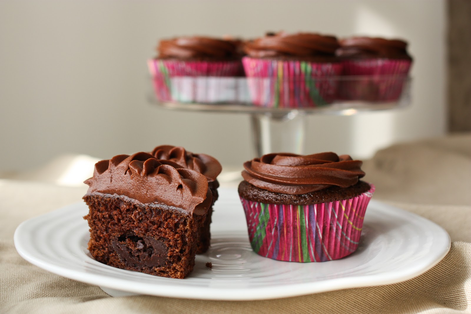 Joie Patisserie Truffle Filled Chocolate Cupcakes
