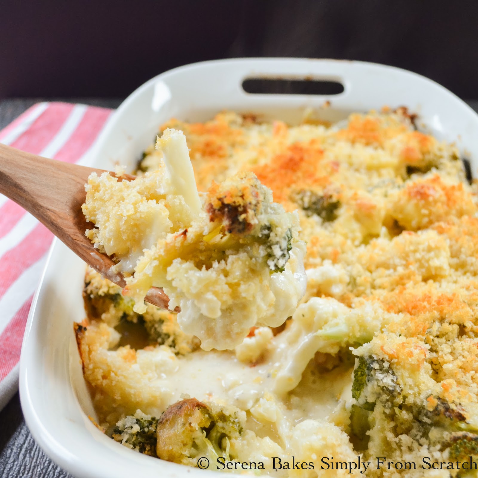 Cheesy Broccoli Casserole Serena Bakes Simply From Scratch