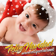 Bebes (Niños) en Navidad para etiquetar y Compartir (diseã±os de tarjetas navideã±as de bebes para facebook)
