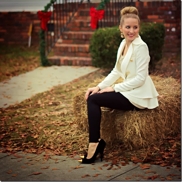 How to wear a Peplum Blazer, Formal Chic look, How to wear blazer for different body types,