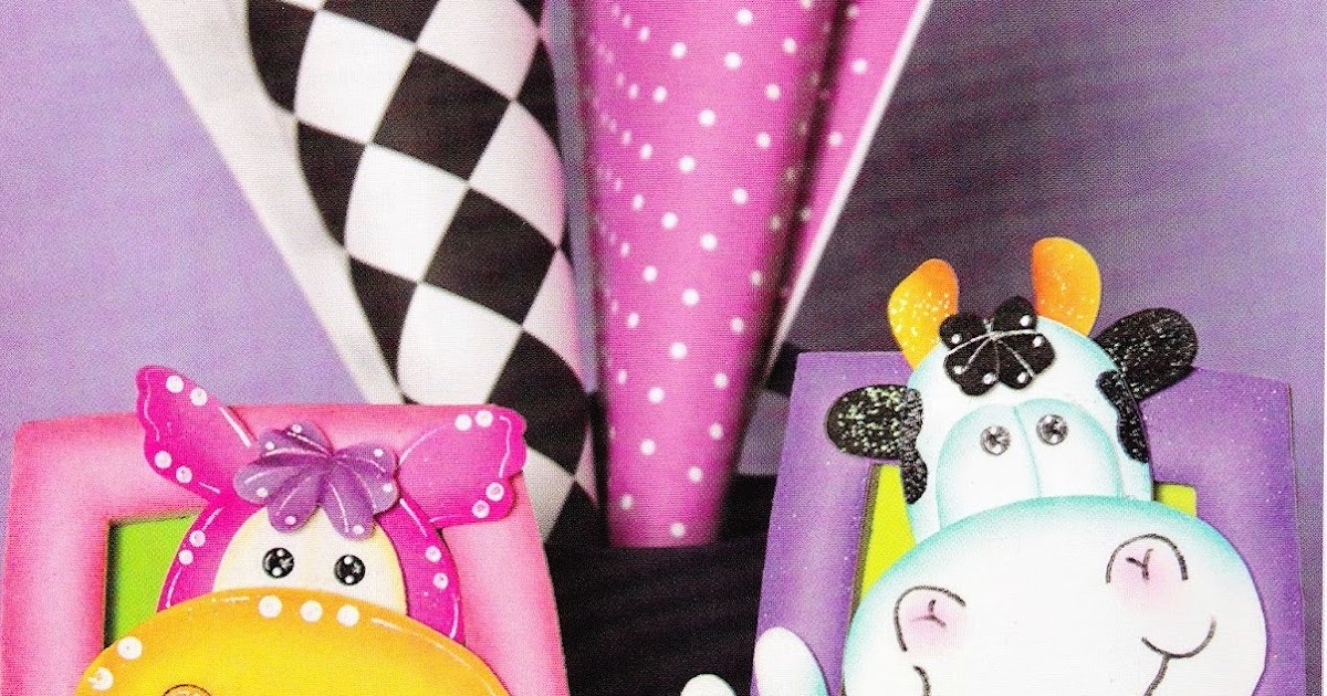 Mi baúl de cosas bonitas: Cuadros de vaquita y jirafa en foamy