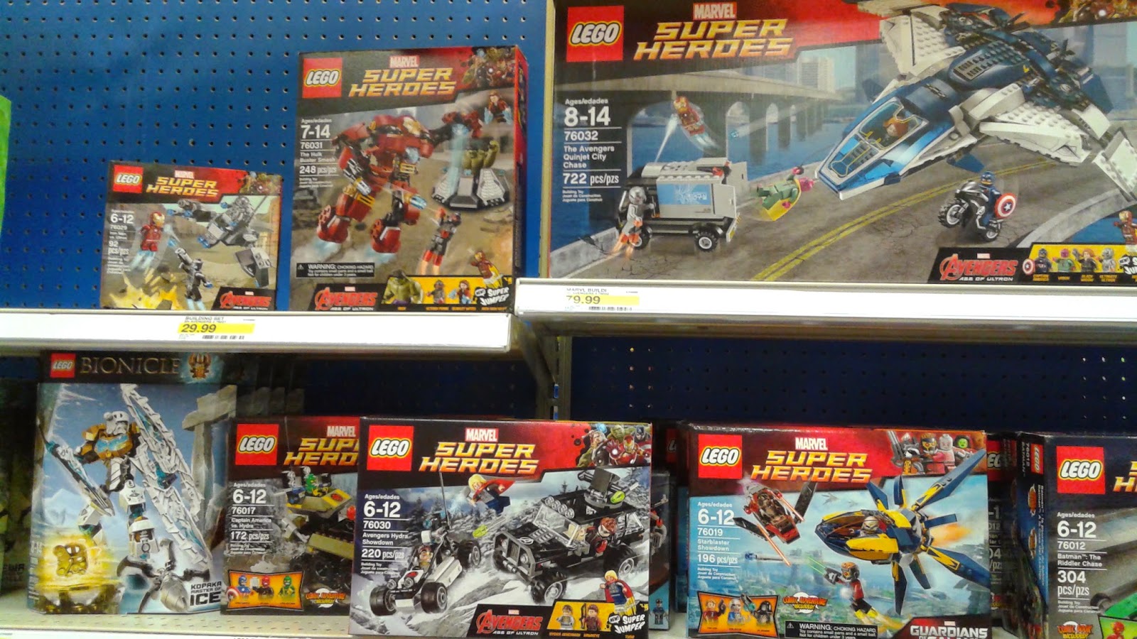 Avengers Age of Ultron Legos now on Shelves at Target Stores ToyLab