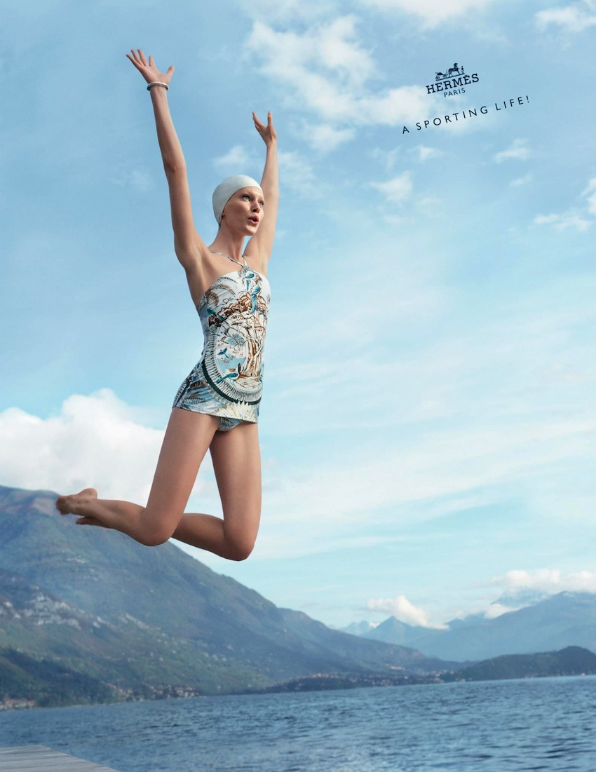 AD CAMPAIGN: Hermès Spring/Summer 2013: Iselin Steiro by Nathaniel