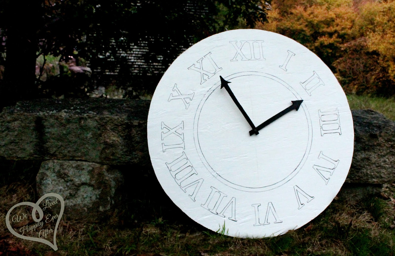 We Lived Happily Ever AfterDIY Pottery Barn Decorative Clock Tutorial