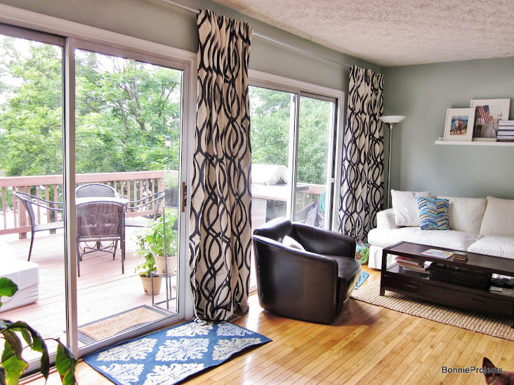 Scribble Drawing Room : Bonnieprojects living room update curtains