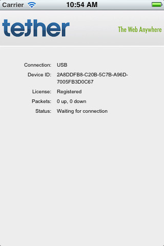 Tether Your iPhone to Your PC or Mac With "Tether", No jailbreaking Required