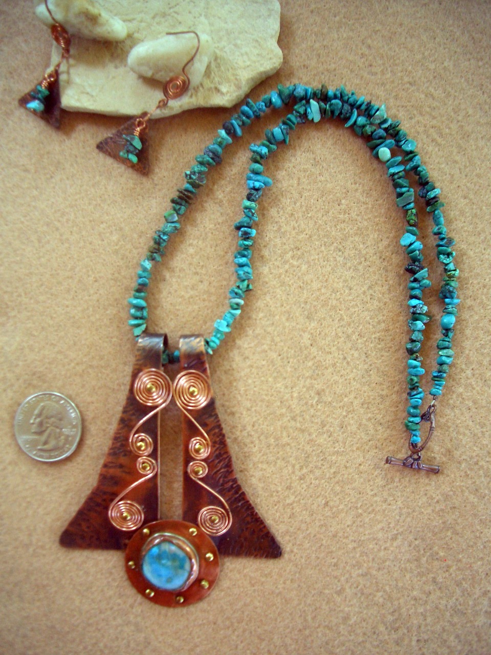 Imitation Jewellery World Copper Necklace Set