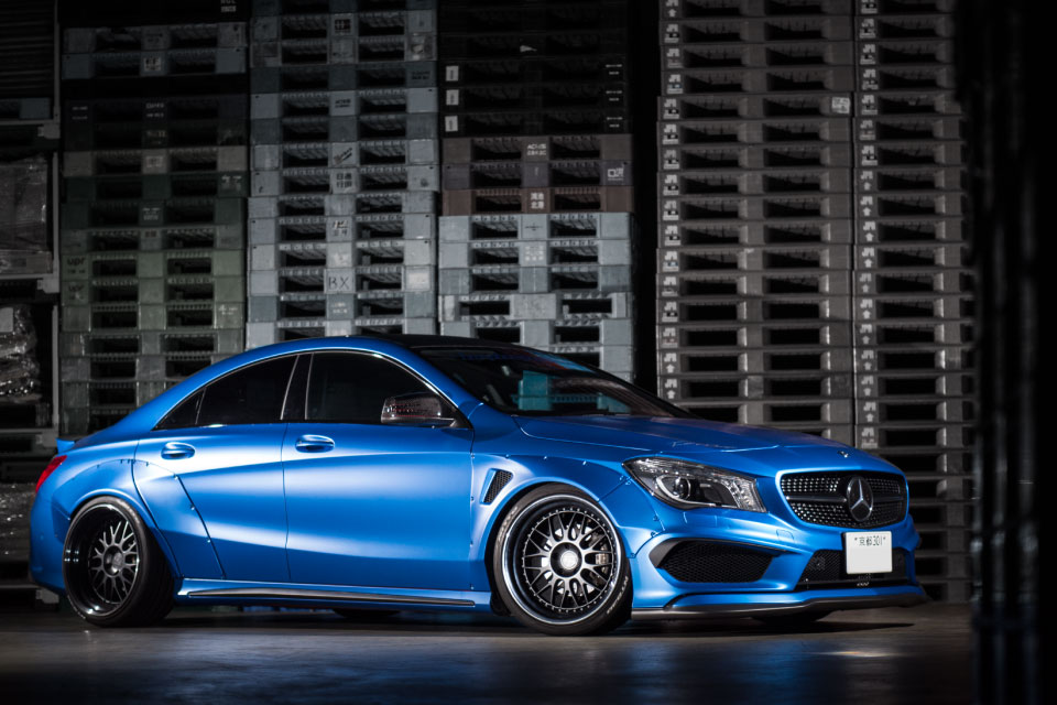 Tuning Mercedes Cla Von Fairy Design Im Liberty Walk