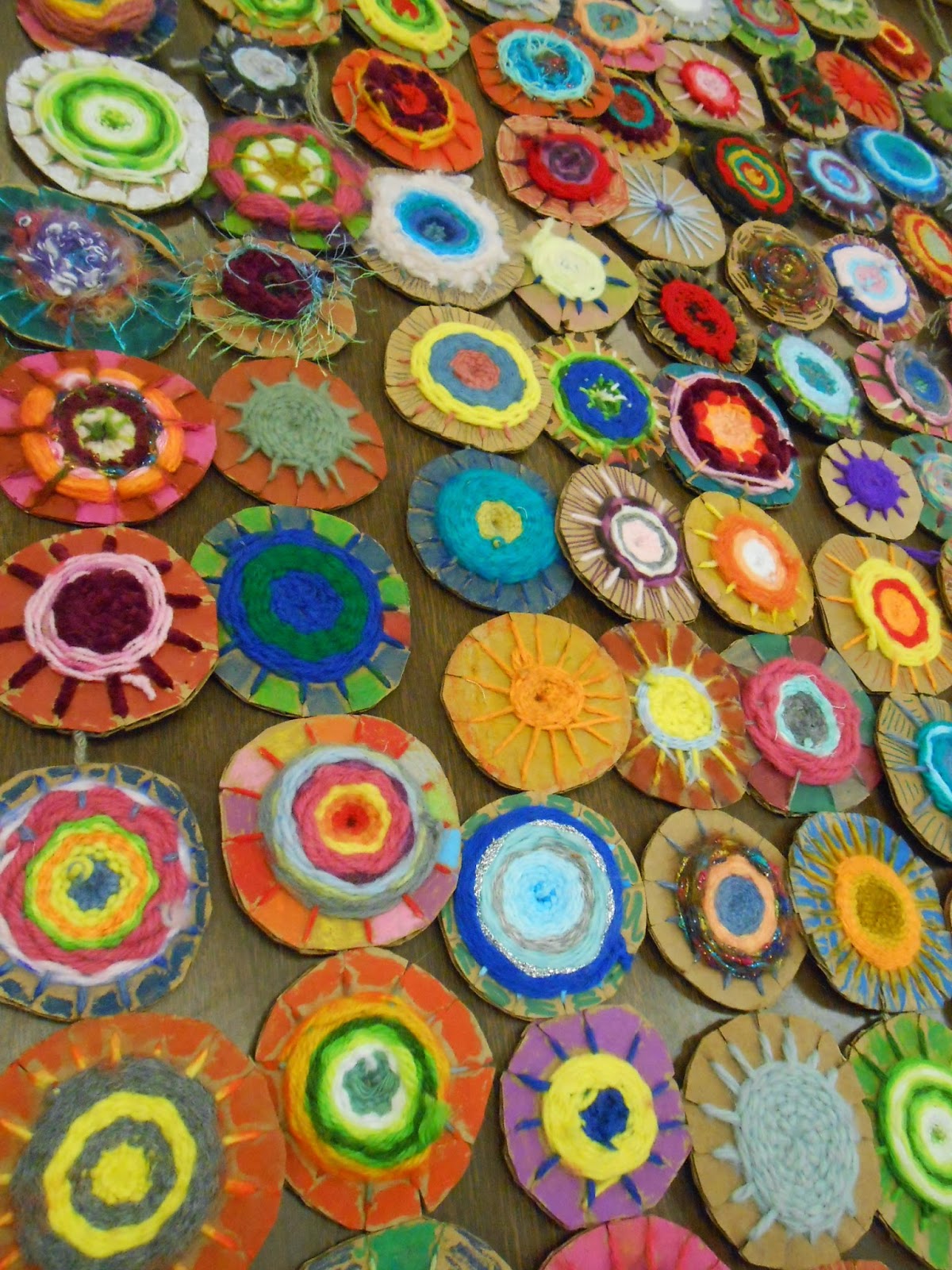 Experiments in Art Education Collaborative Circle Weaving