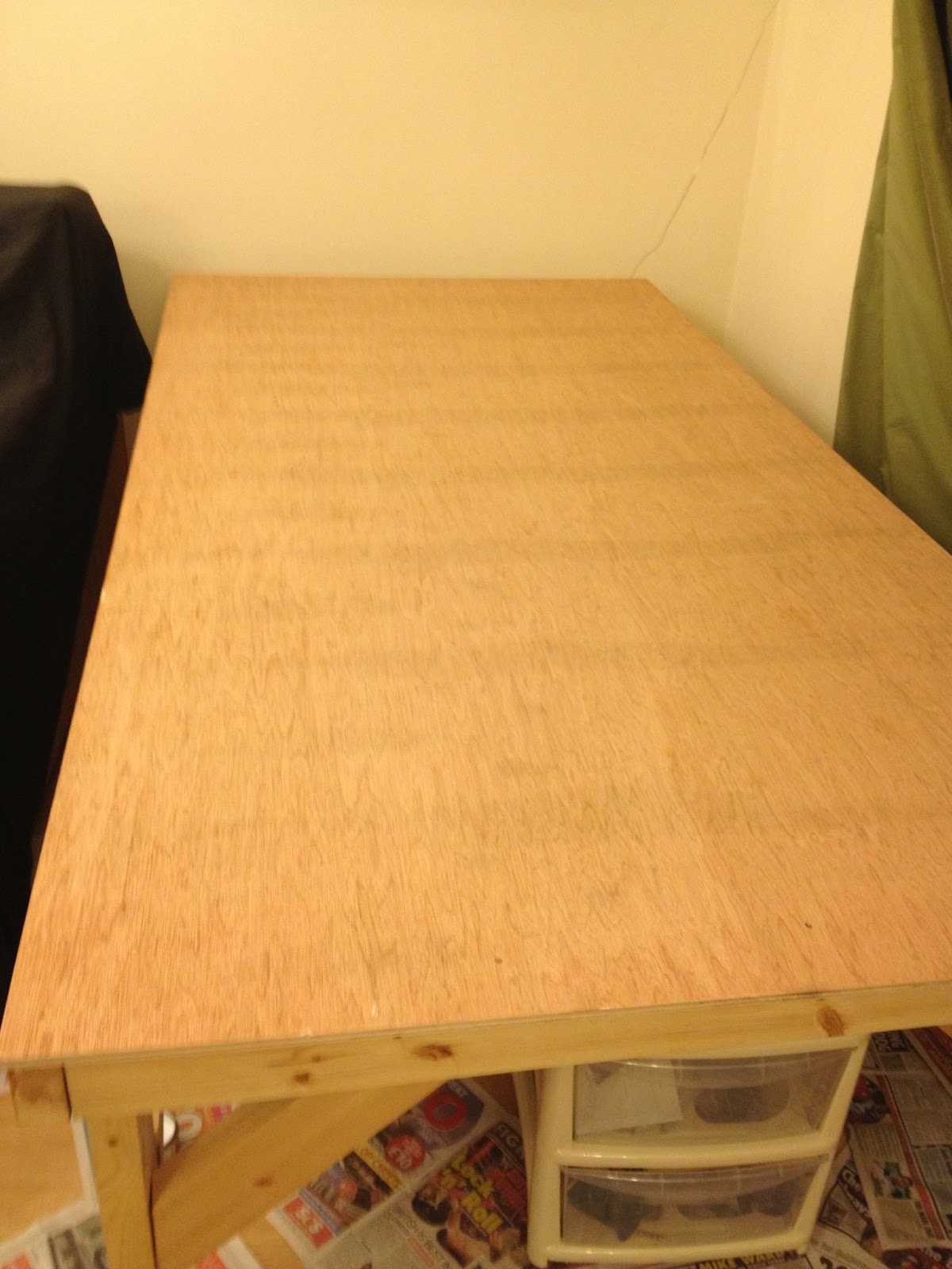 Painting the baseboard Dai Texas's model railway project