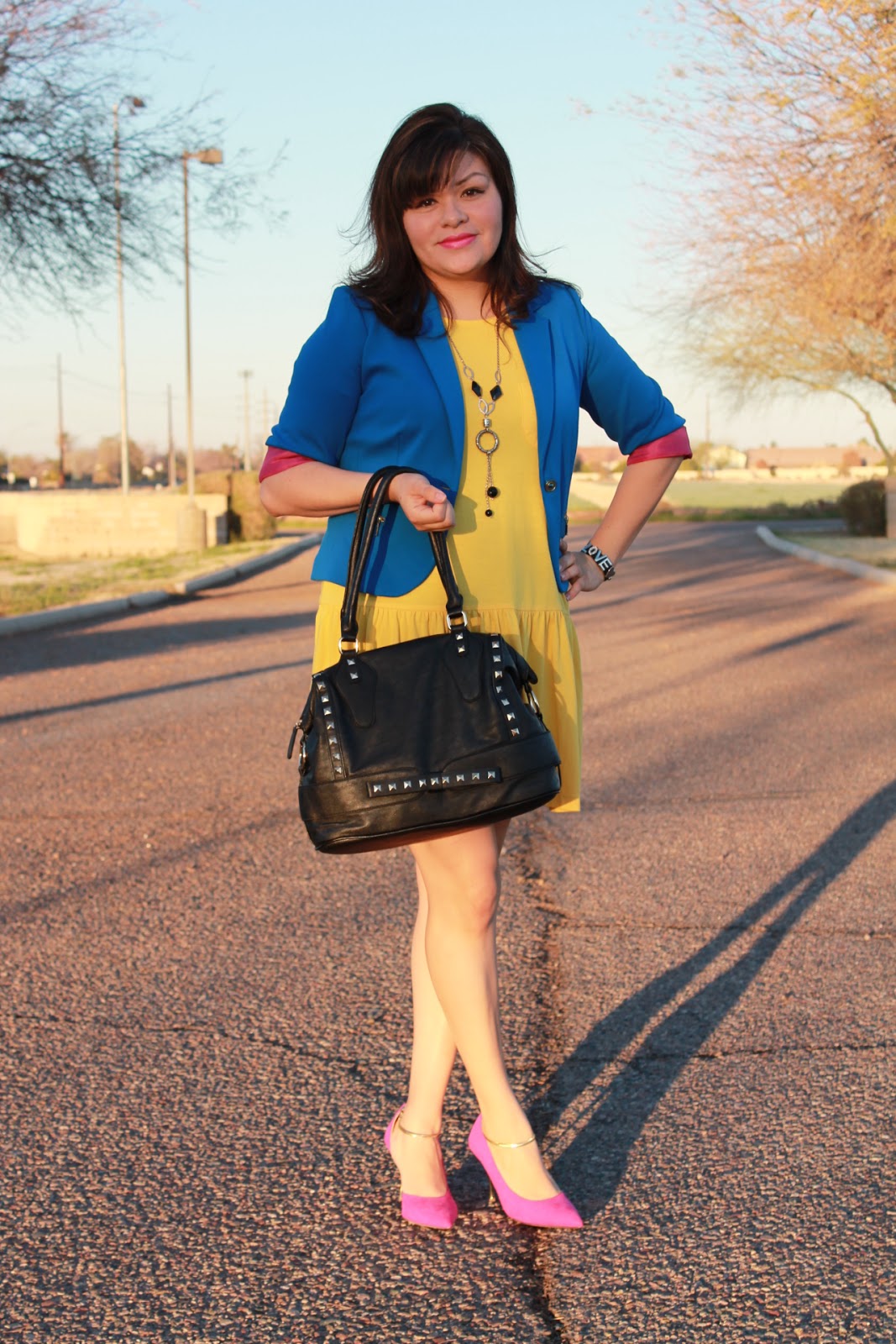 Marieesbella Joyce Meyer Conference OOTD Blue & Yellow