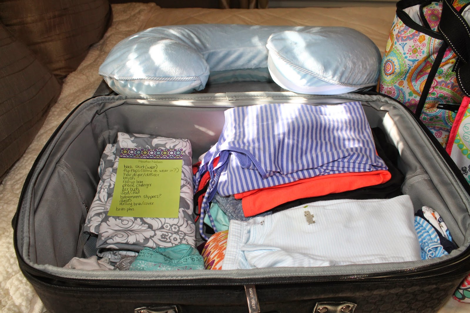 Notes from the Nelsens What we actually USED from our overpacked