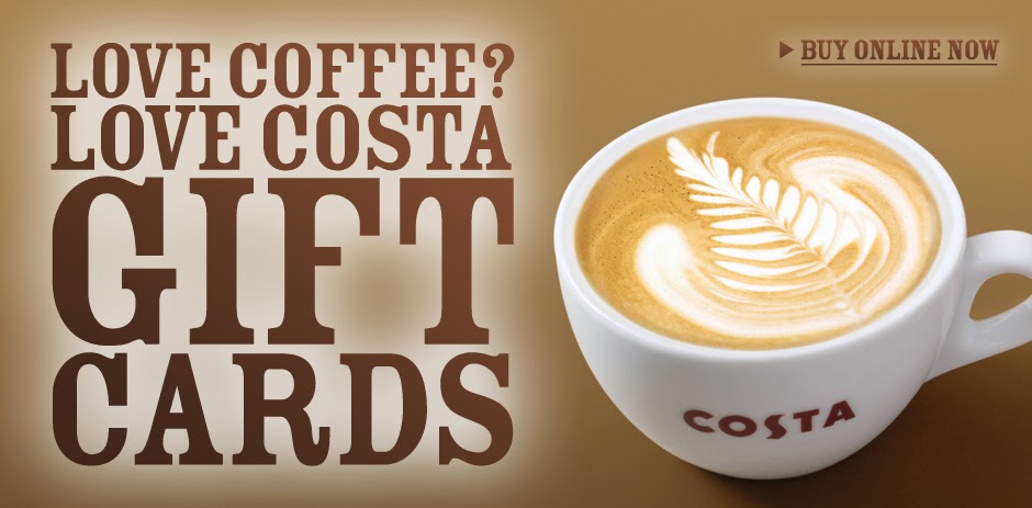 Costa Coffee Gift Cards - A Mother's Day Gift To Perk Her Up - Mother