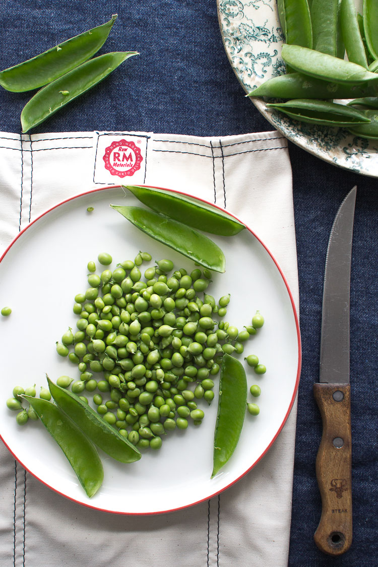 Flourishing Foodie Orecchiette with Peas, Asparagus and Mascarpone