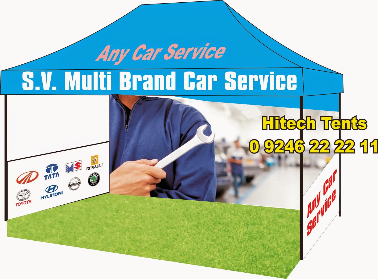 Multi Brand Car Service Publicity at Low price and Best Marketing Ideas