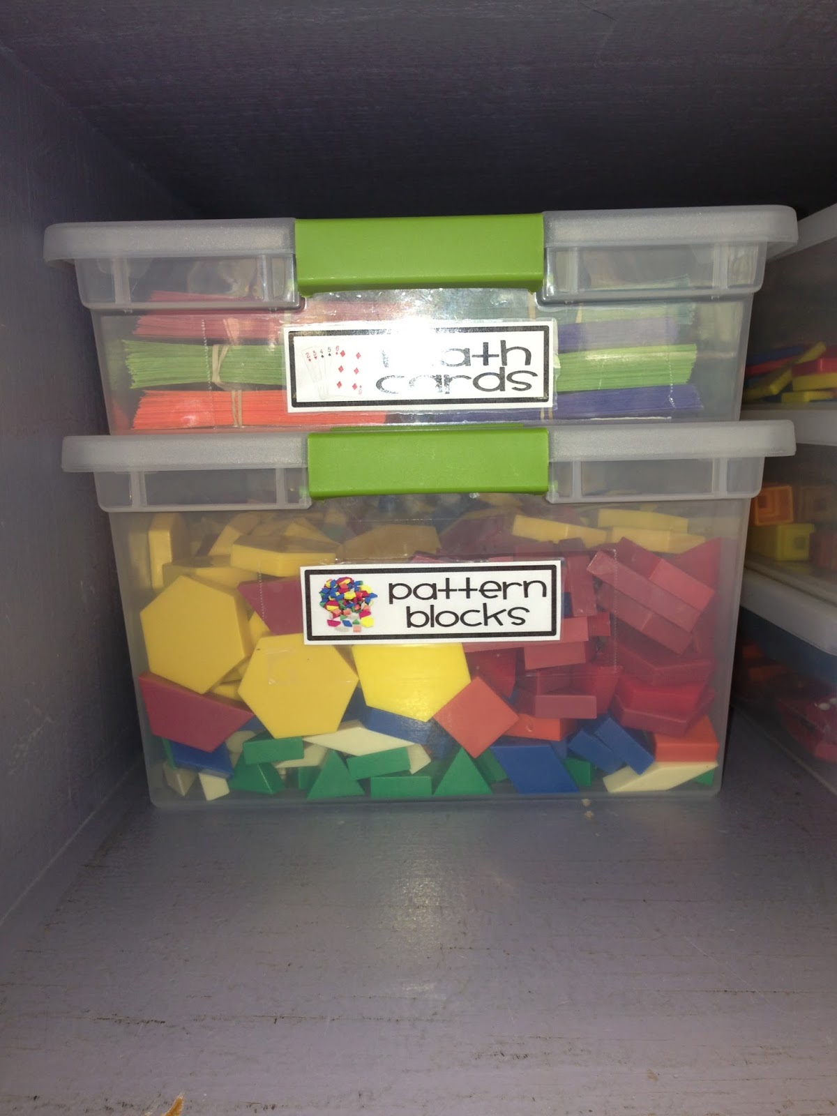 Organize It Math Manipulatives Fun and Fearless in First