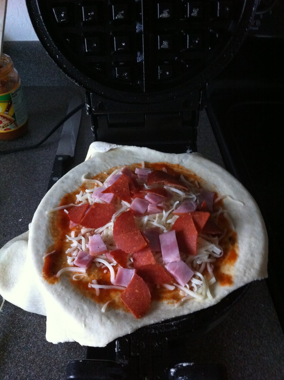 Mo Momma Recipe Waffle Pizza