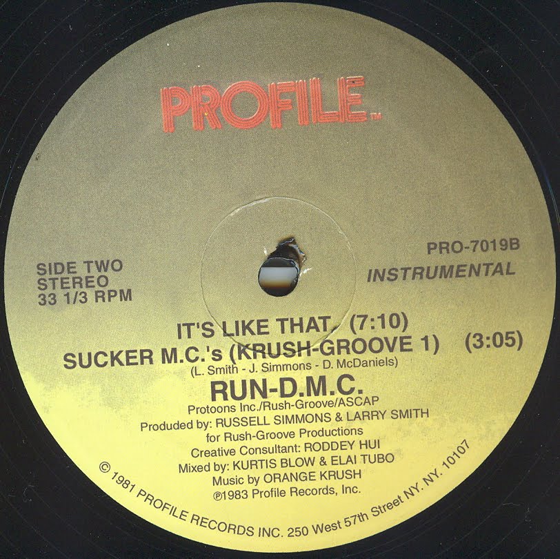 RunDMC Sucker MCs / It's Like That