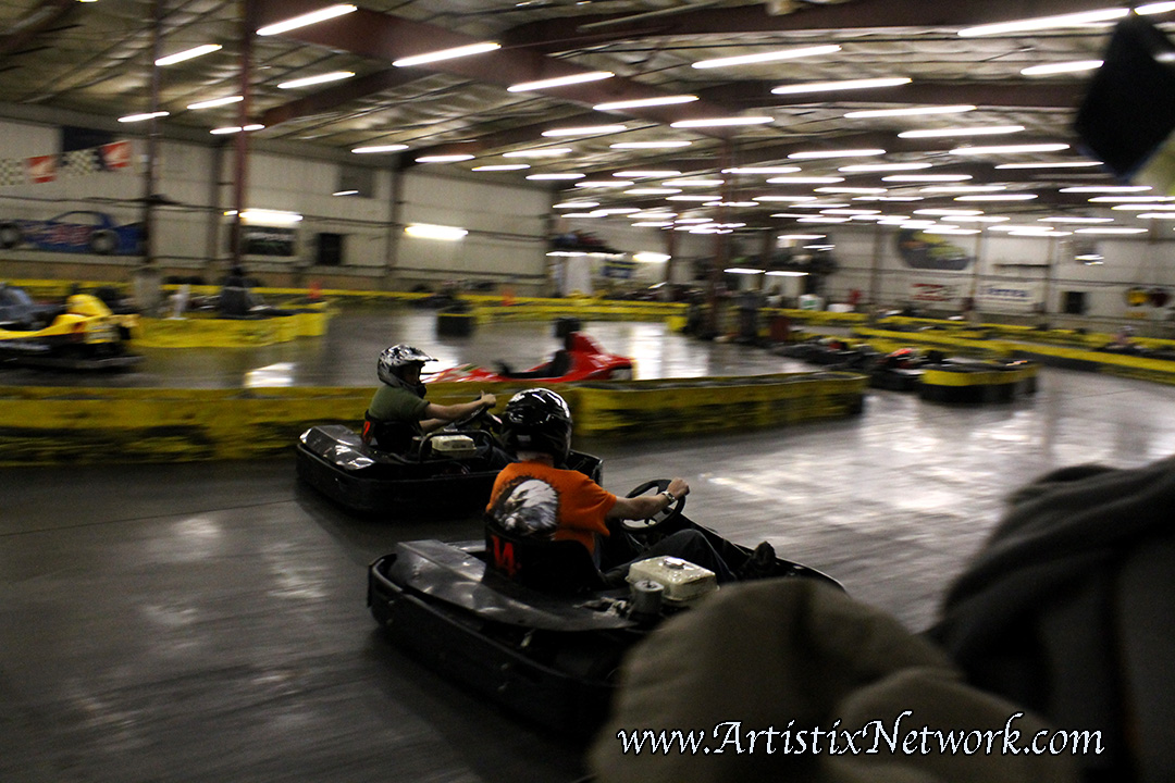 South Dakota Photo Flags and Wheels Indoor Racing