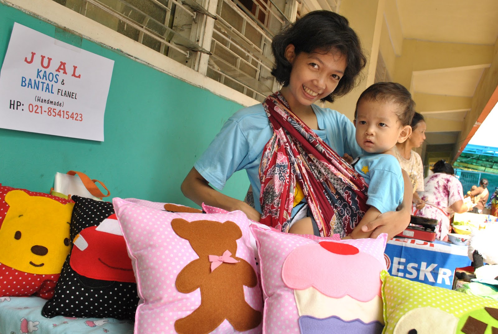 Bazar Kartinian di Sekolah Bukit Nusa Indah flanel