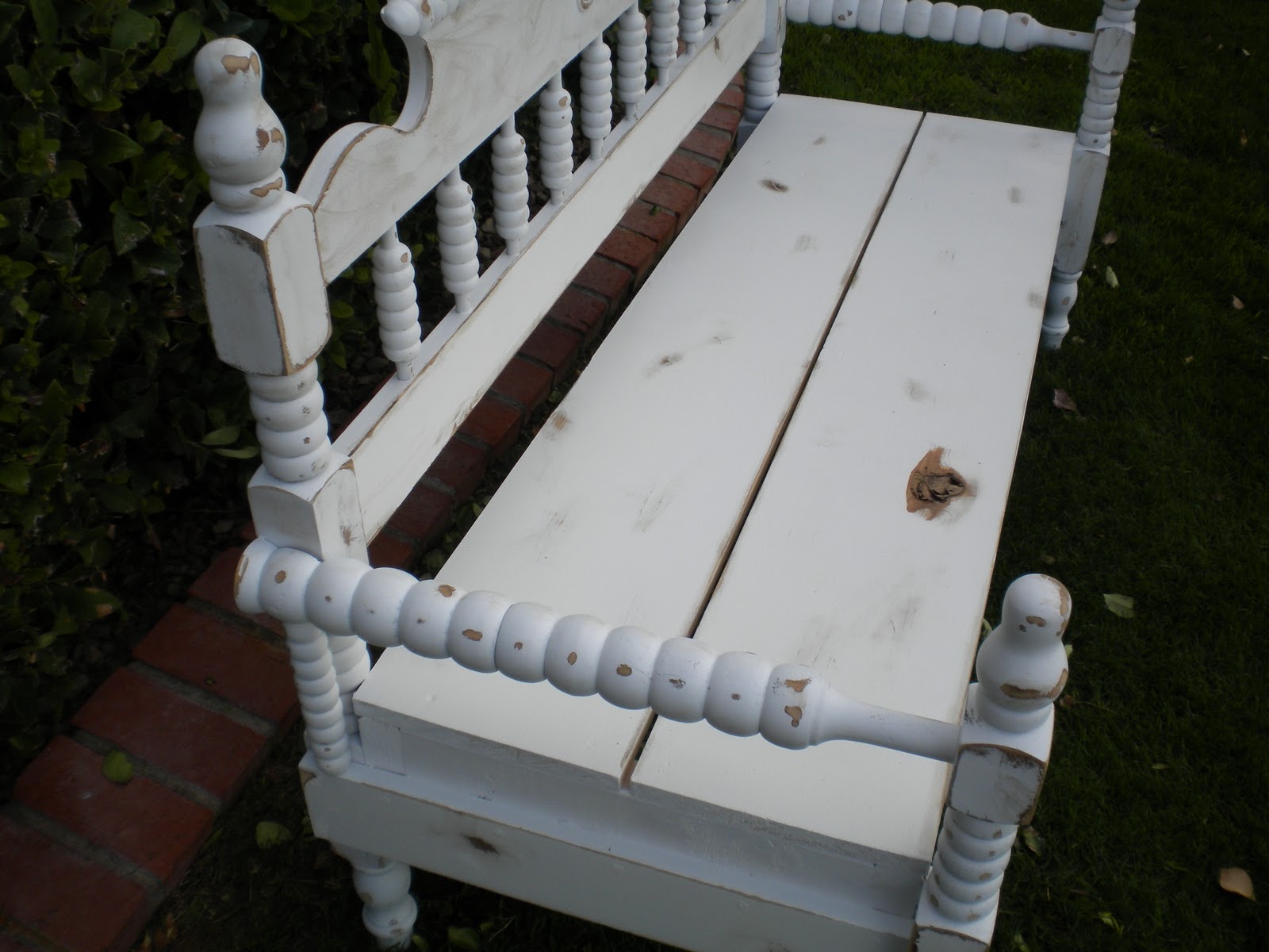 Juniper's Loft antique headboard bench **REDUCED**