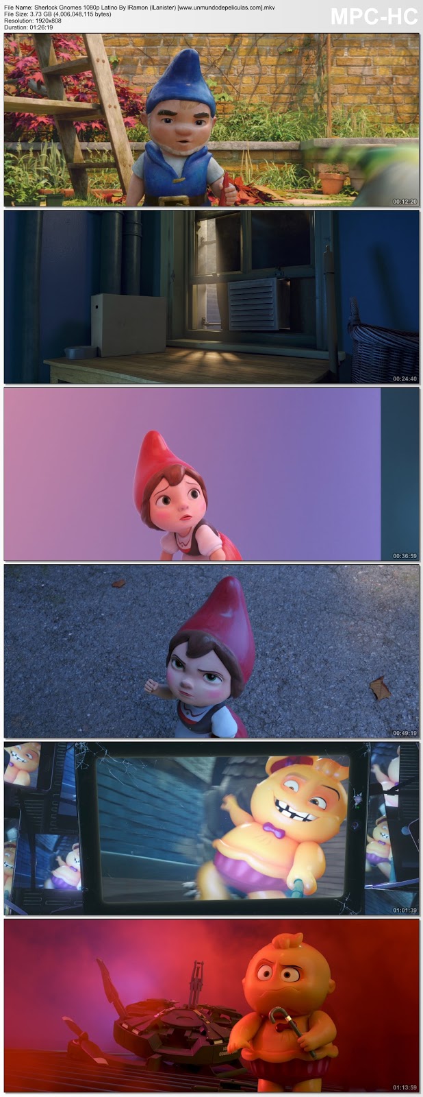 Capturas de la película.