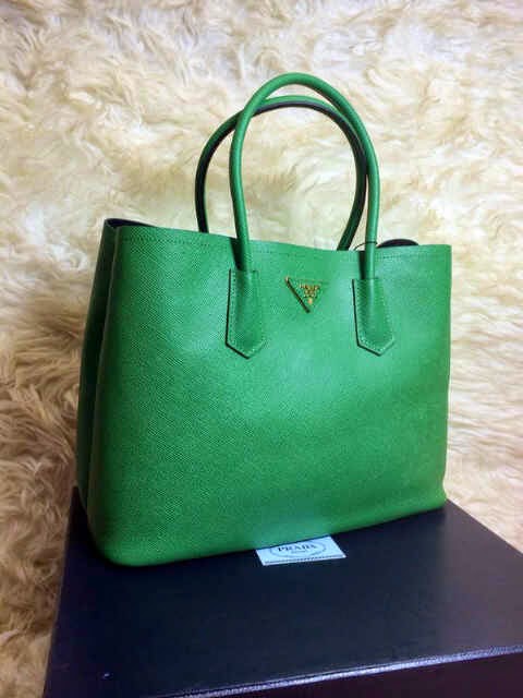 LOVELY BRANDED BAGS : Prada PRADA Double Bag Taiga ori Leather ...  
