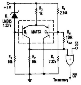 Power Supply Monitor-Memory Protector Circuit Diagram Power Supply Monitor-Memory Protector Circuit Diagram