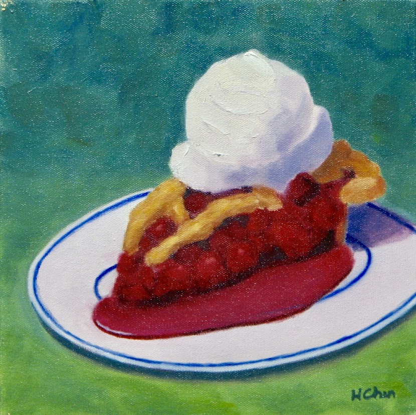 "Cherry Pie a la Mode" - 10 x 10