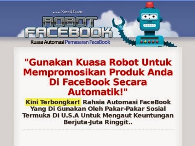 Robot FaceBook - Hamba Pemasaran Anda!