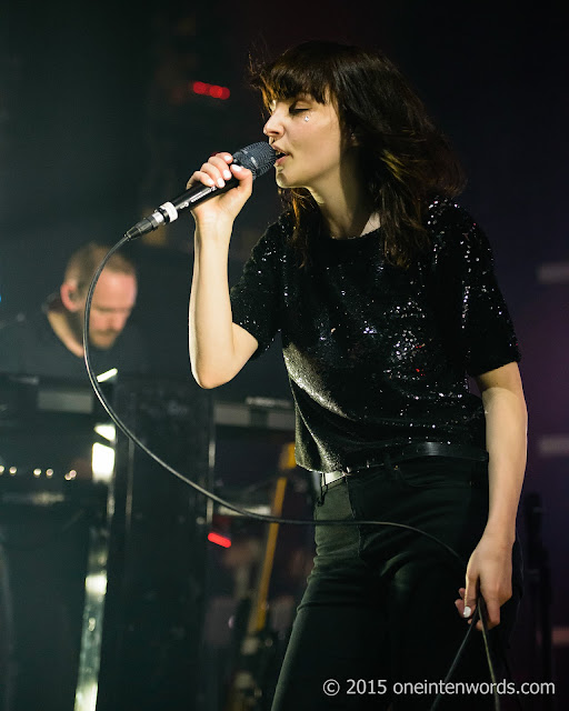 Chvrches at The Danforth Music Hall October 5, 2015 Photo by John at One In Ten Words oneintenwords.com toronto indie alternative music blog concert photography pictures