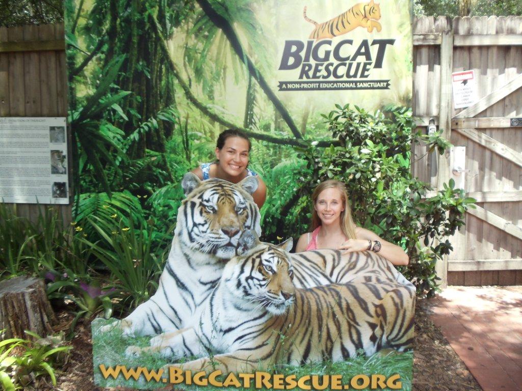 Jungle Friends Monkeyshines Interns visit Big Cat Rescue