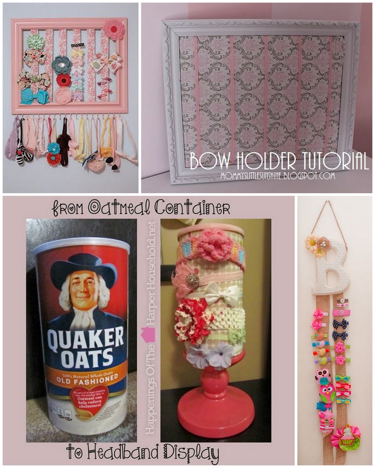 The Sweetest Nest DIY Bow Holder