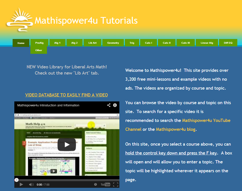 Learning Never Stops 9 Amazing math websites you should explore
