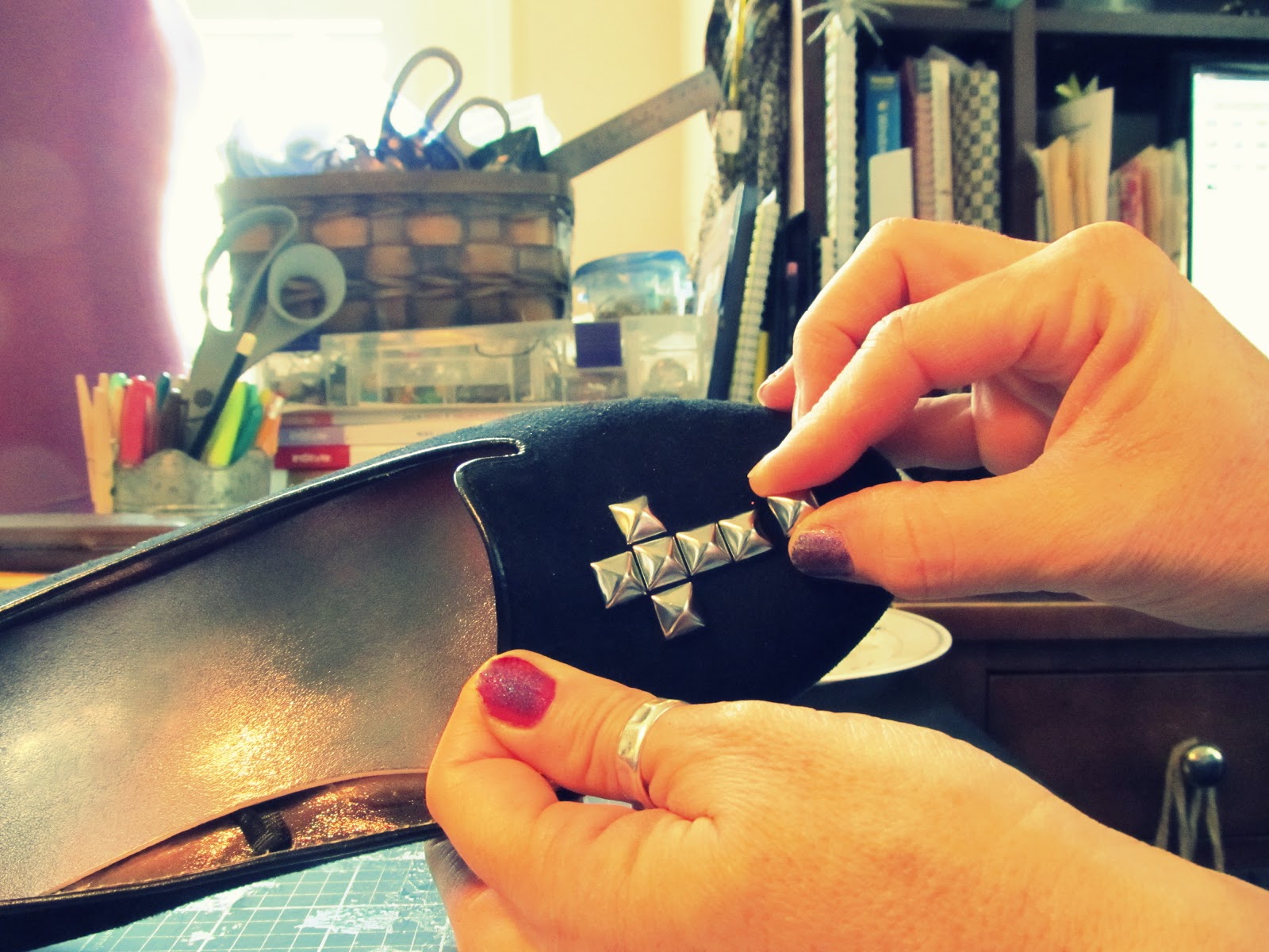 WobiSobi "Put a Stud On It!" Cross Stud Your Shoes, DIY