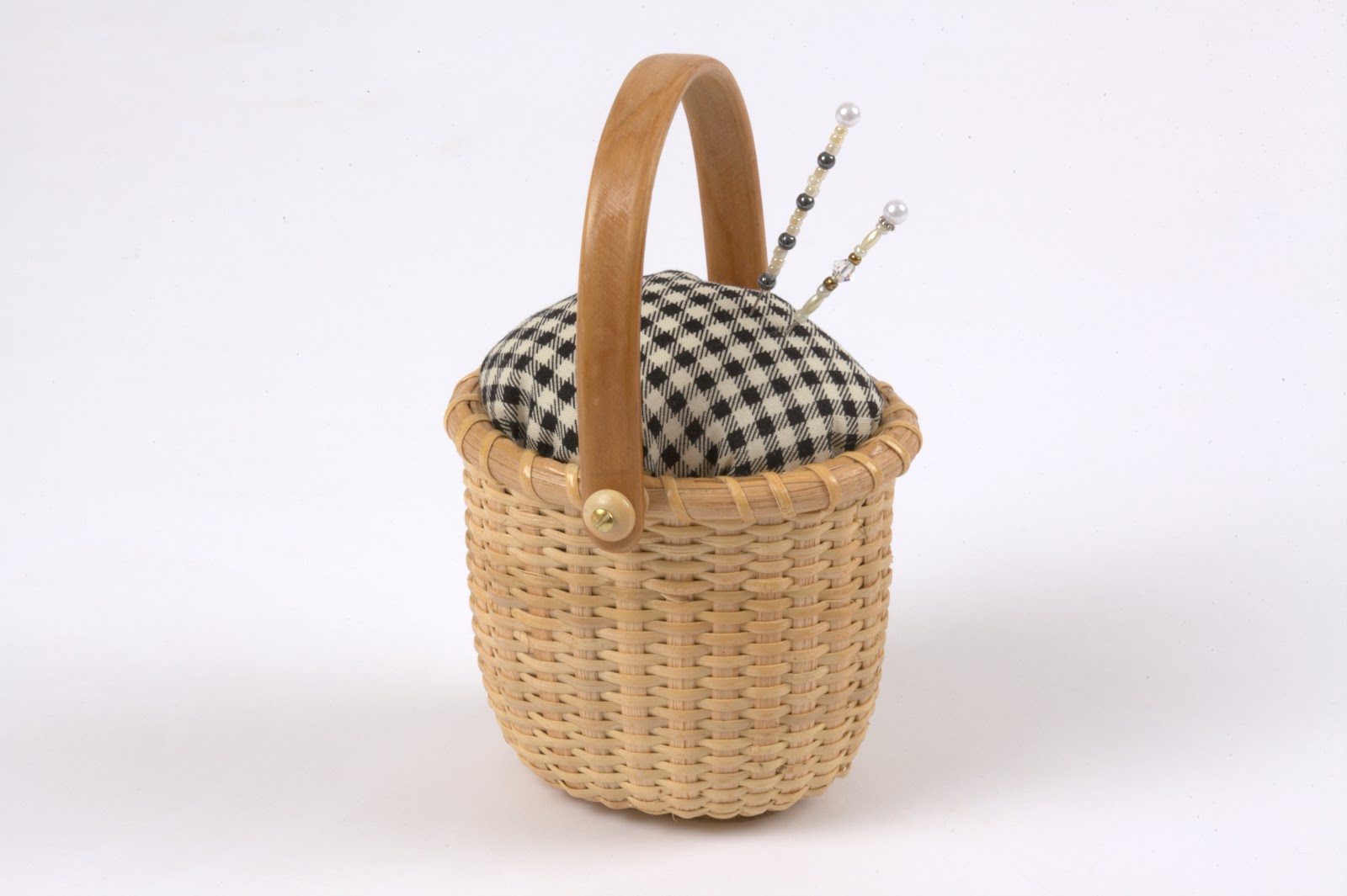 Selvage Blog Nantucket Basket Pincushions With Rocks