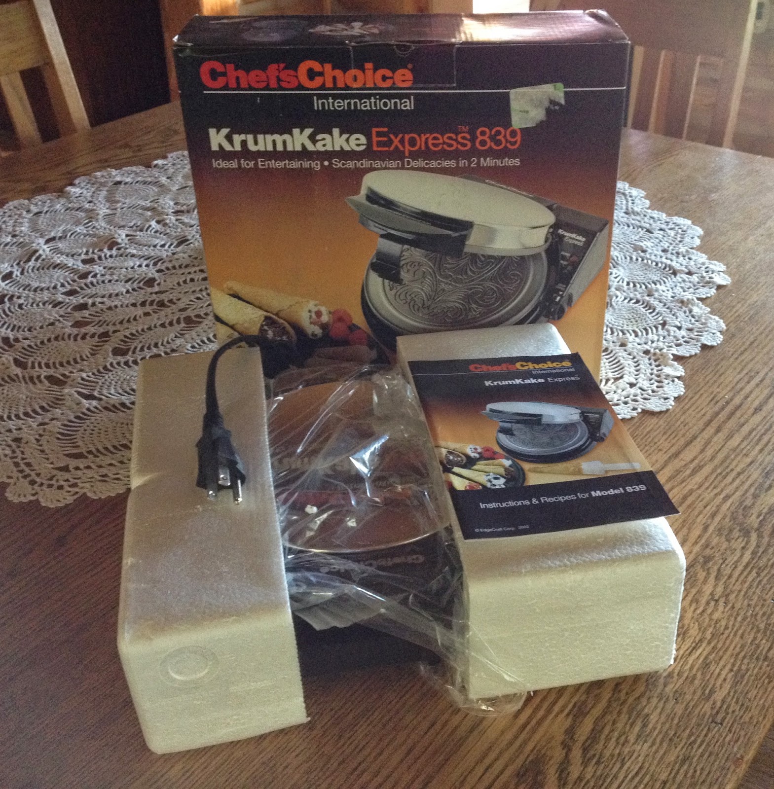 chef's choice krumkake iron