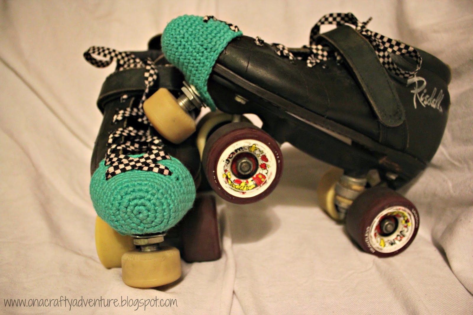 On A Crafty Adventure Crochet Toe Guard Pattern for Roller Skates
